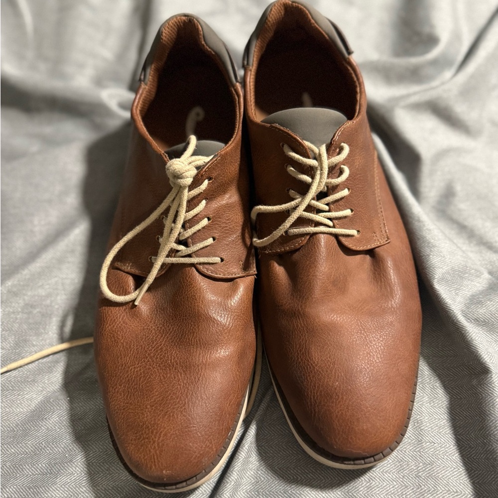 Men's Brown Leather Shoes - Dr. Scholls